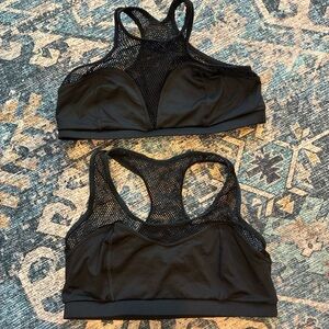Michi lot of two black sports bras size M